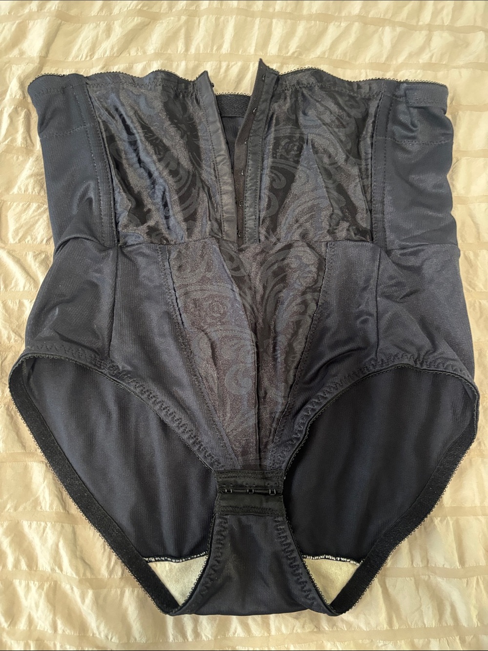 Cupid High-Waist Shaping Brief with Lace Panel - Black size XL